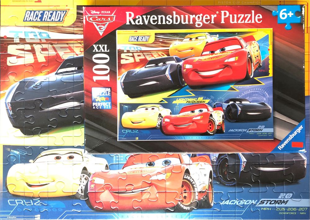 Cars Blazing Forward 🟦 - Ravensburger puzzle collectible [Barcode 4005556109616] - Main Image 4