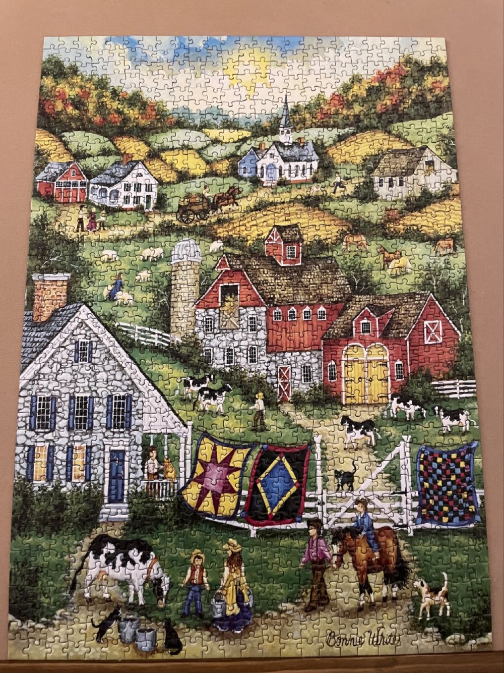 Colors Of Fall - Masterpieces, Inc. puzzle collectible [Barcode 0705988710292] - Main Image 2