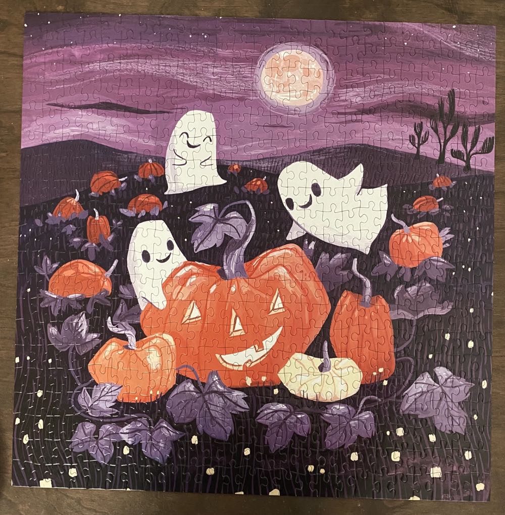 Halloween Pumpkin Patch - Galison puzzle collectible [Barcode 9780735380479] - Main Image 2