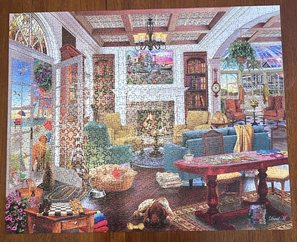 Seaside Dreams - White Mountain puzzle collectible [Barcode 724819266500] - Main Image 2