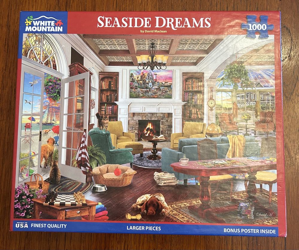 Seaside Dreams - White Mountain puzzle collectible [Barcode 724819266500] - Main Image 4