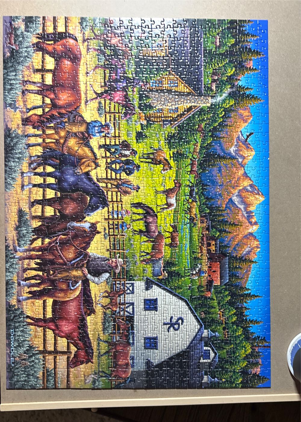 Sunrise Ranch (NIB) Stephanie - Dowdle puzzle collectible [Barcode 671095405485] - Main Image 4