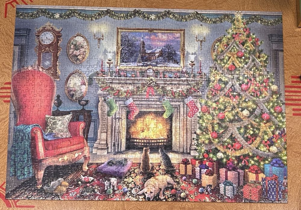 Festive Fireplace - Chinese puzzle collectible - Main Image 3