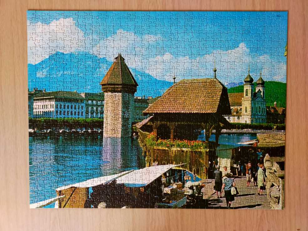 Big Ben. Lucerne, Zwitserland  - MB Puzzle puzzle collectible - Main Image 2