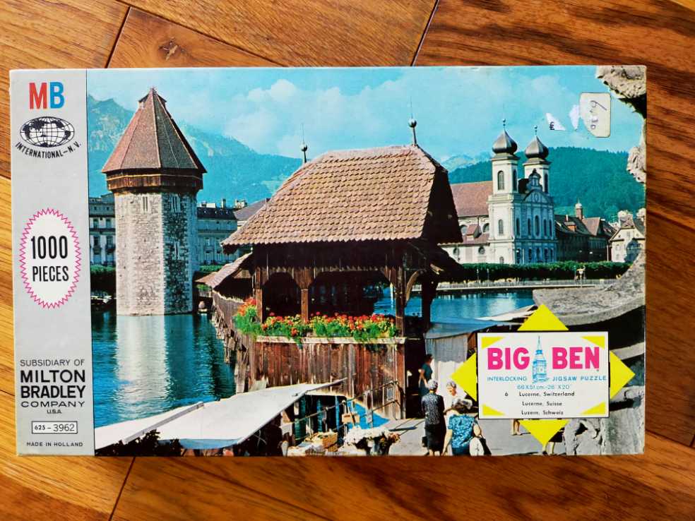 Big Ben. Lucerne, Zwitserland  - MB Puzzle puzzle collectible - Main Image 3