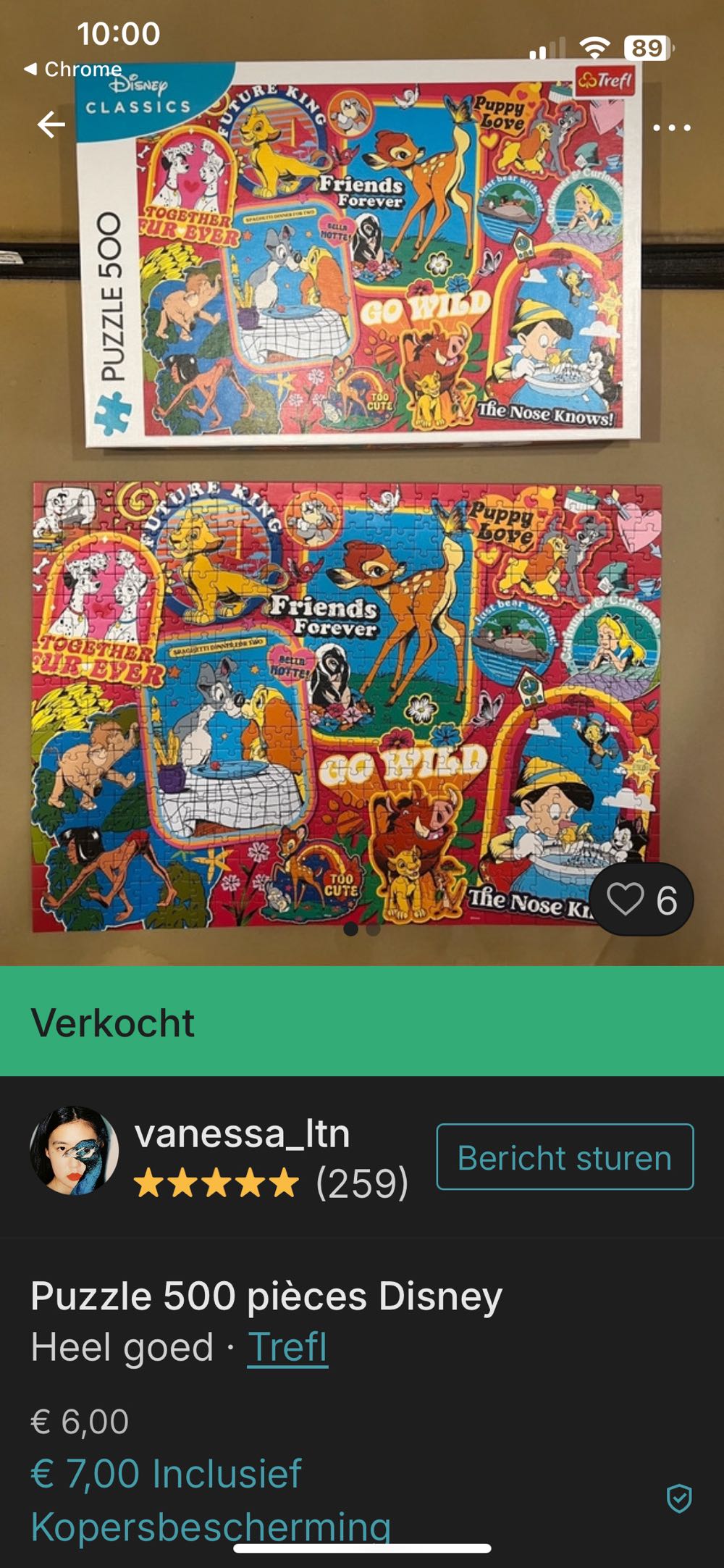 Trefl: Disney Classics Over The Years - Trefl puzzle collectible [Barcode 5900511374650] - Main Image 4