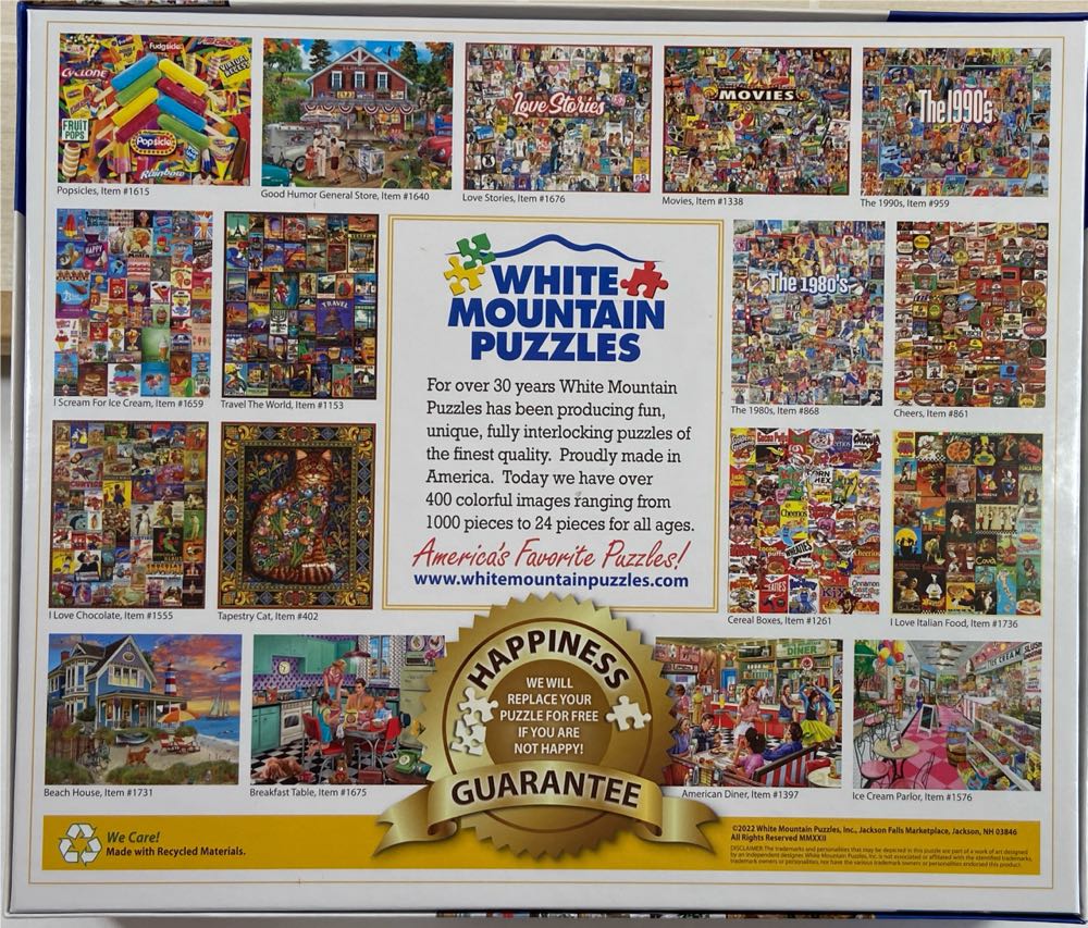 For All Seasons - White Mountain puzzle collectible [Barcode 724819266081] - Main Image 2