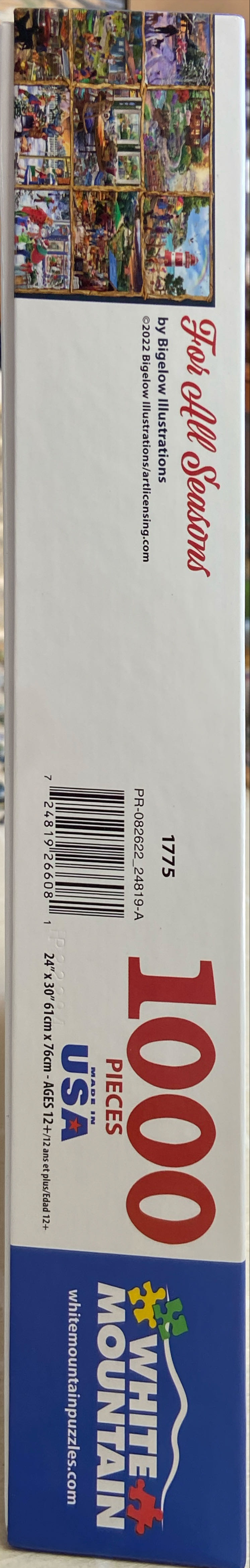 For All Seasons - White Mountain puzzle collectible [Barcode 724819266081] - Main Image 3
