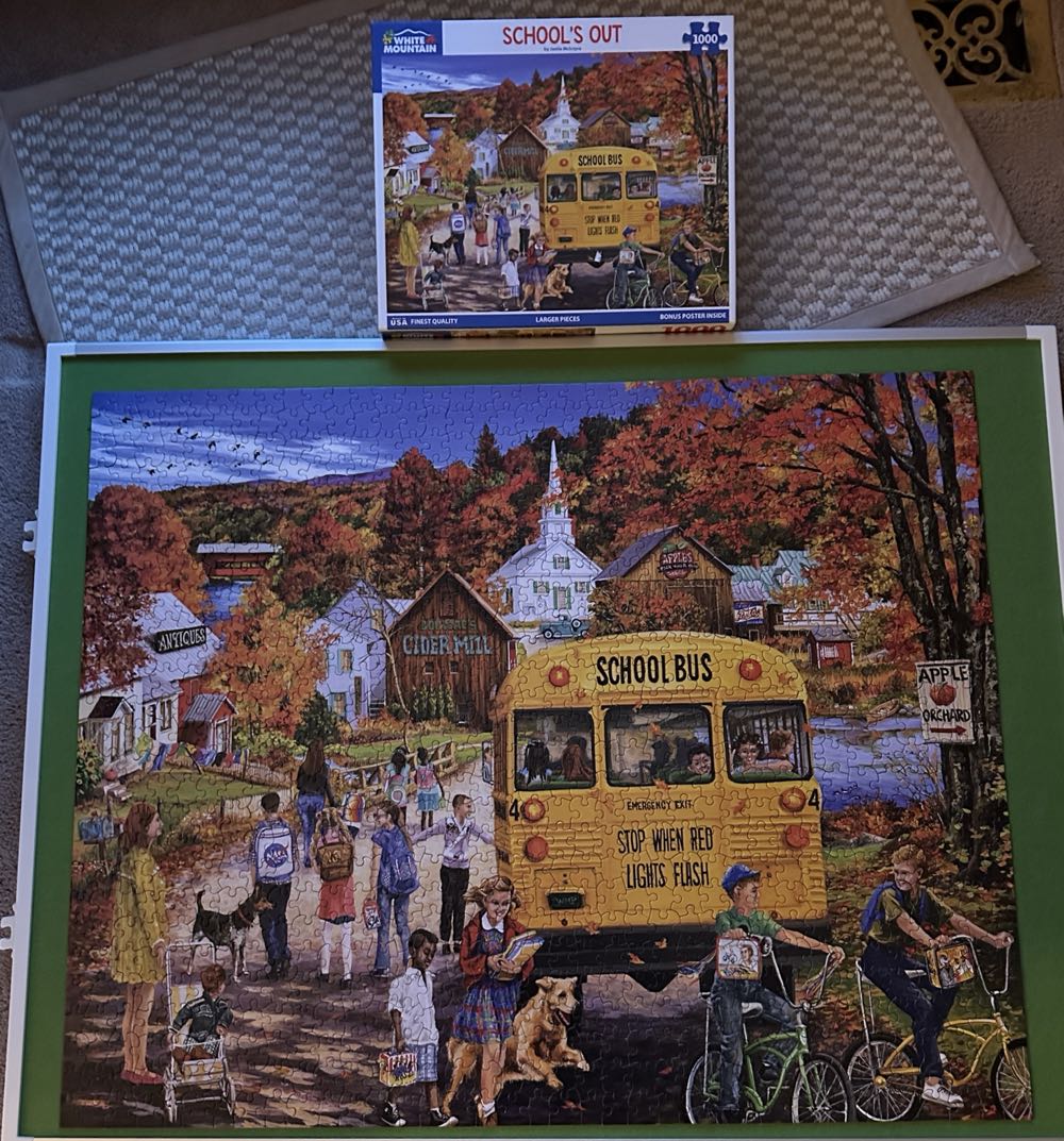 School’s Out-sold - White Mountain Puzzles puzzle collectible [Barcode 724819266012] - Main Image 2