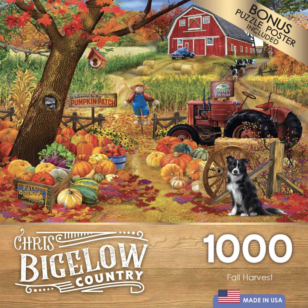 Fall Harvest - Rose Art puzzle collectible [Barcode 4895145435482] - Main Image 2