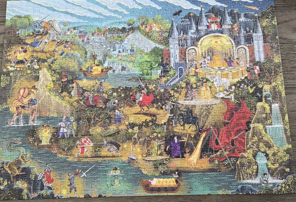 The World Of King Arthur - Laurence King Publishing puzzle collectible [Barcode 9781399604994] - Main Image 3