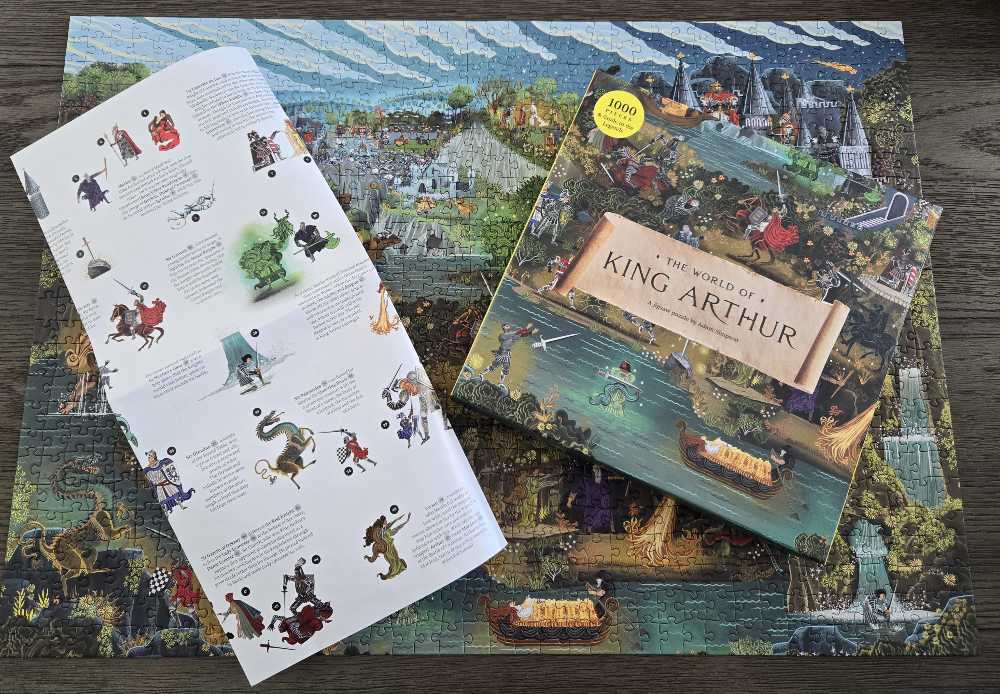 The World Of King Arthur - Laurence King Publishing puzzle collectible [Barcode 9781399604994] - Main Image 4