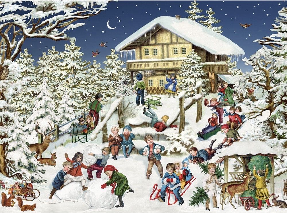 Ski Lodge - (NIB) NFT - Bits And Pieces puzzle collectible [Barcode 192949045034] - Main Image 2