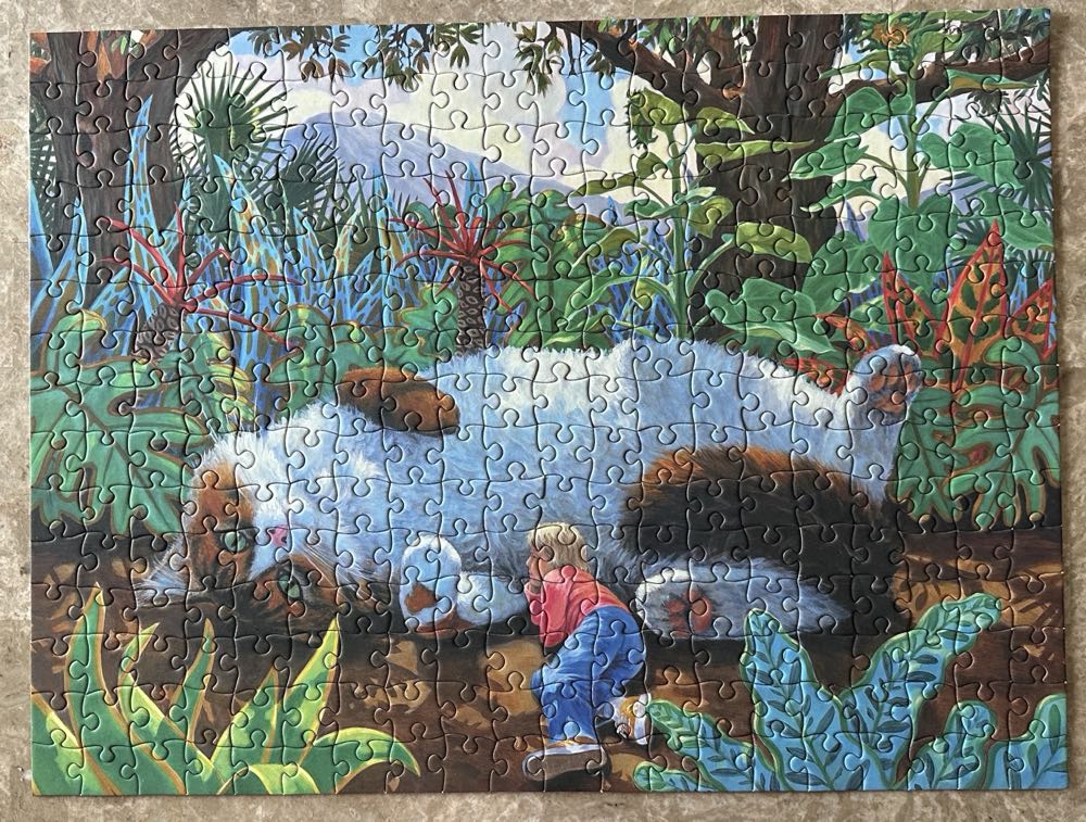 Wonderland Cat - Pomegranate puzzle collectible [Barcode 9780764999550] - Main Image 3