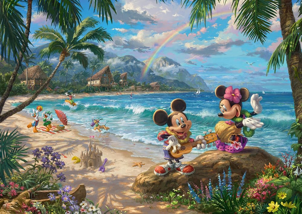 Mickey And Minnie In Hawaii - Schmidt puzzle collectible [Barcode 4001504575281] - Main Image 2
