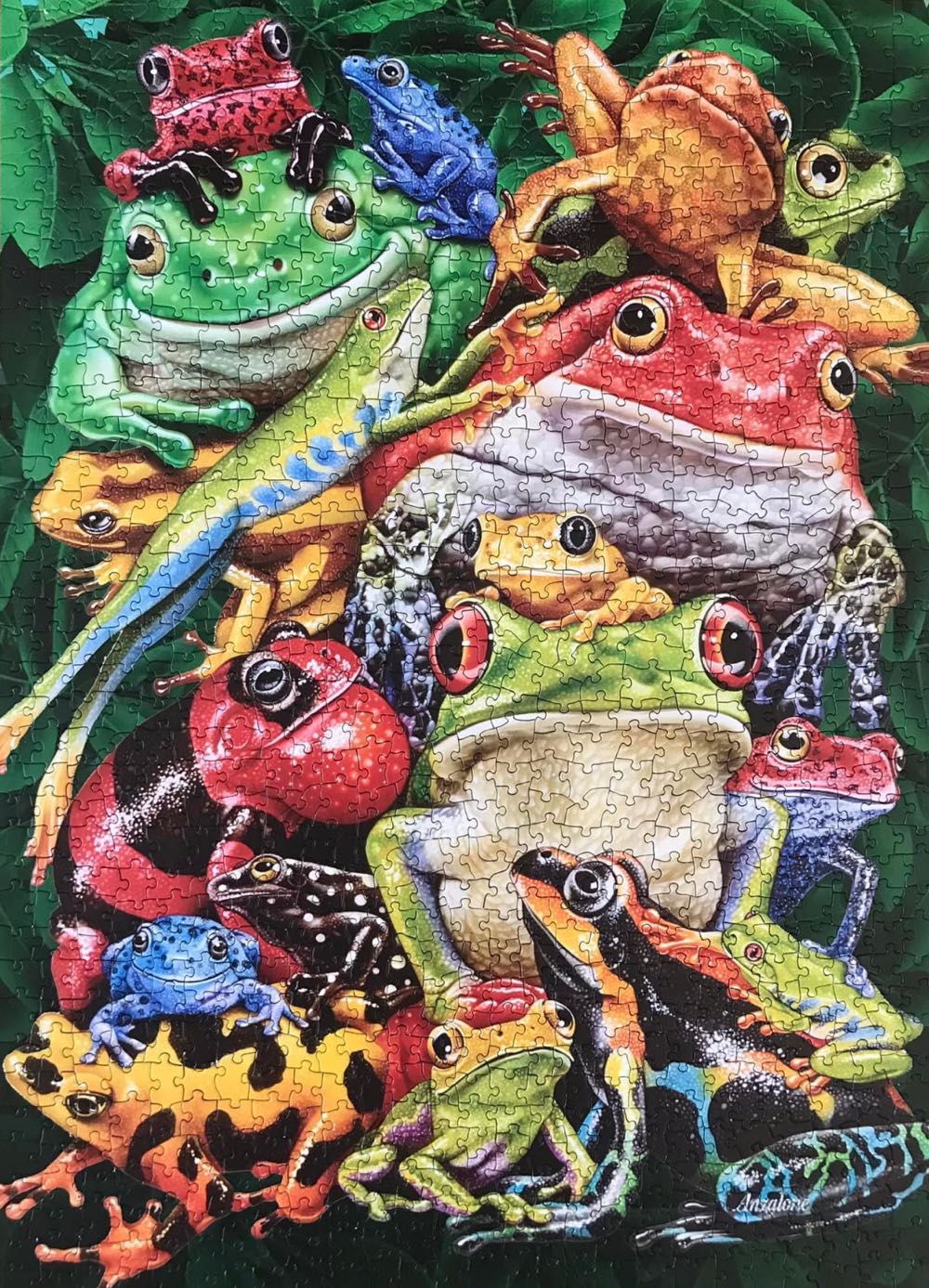 Frog Business - Cobble Hill Puzzle Company puzzle collectible [Barcode 625012401869] - Main Image 3