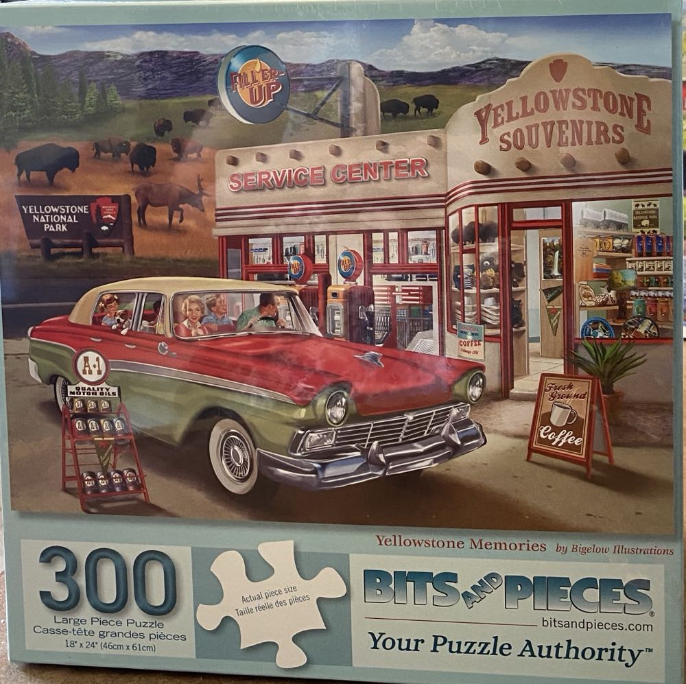 Yellowstone Memories - Bits And Pieces 🇺🇸 puzzle collectible [Barcode 192949049971] - Main Image 2