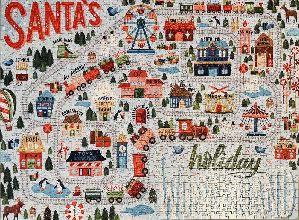 Santa’s Holiday Wonderland - DONE - Good Puzzle Co. puzzle collectible - Main Image 2