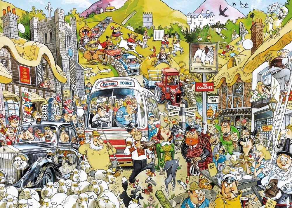 I ❤️ Britain United - Falcon de luxe puzzle collectible [Barcode 8710126111970] - Main Image 2