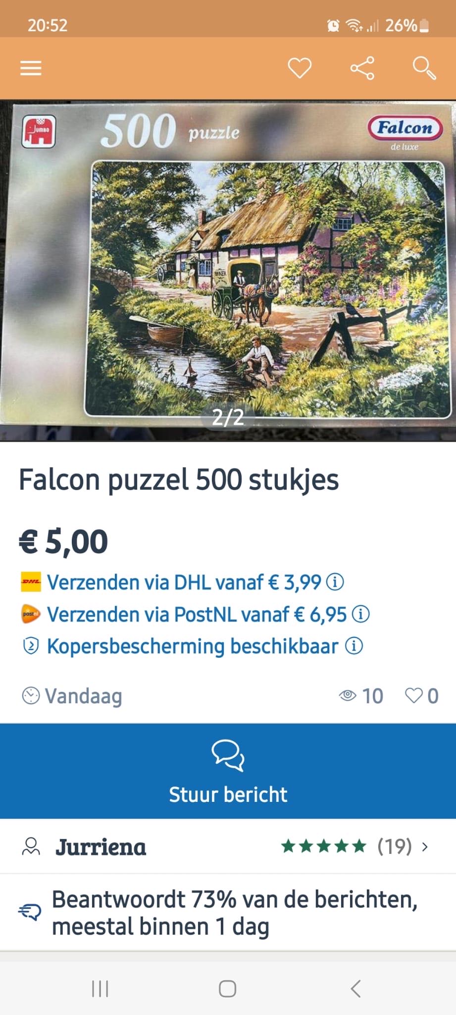 The Baker 🟦 - Falcon de luxe puzzle collectible [Barcode 8710126155929] - Main Image 3