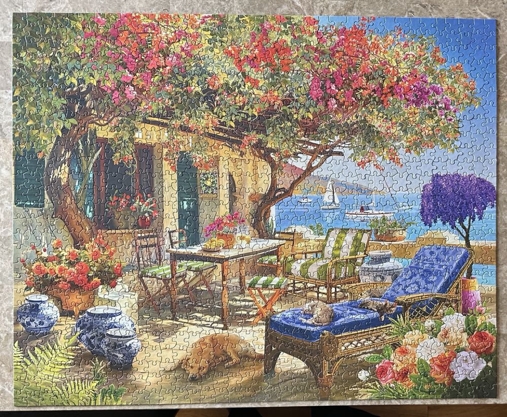 Coastal Paradise - White Mountain Puzzles puzzle collectible [Barcode 724819267071] - Main Image 3