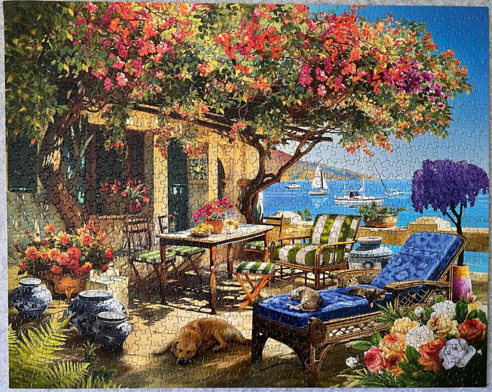 Coastal Paradise - White Mountain Puzzles puzzle collectible [Barcode 724819267071] - Main Image 4