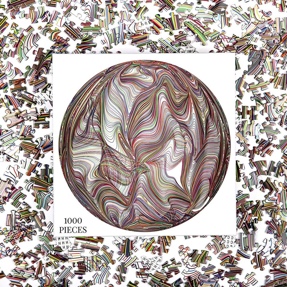 Flowing Rainbow Lines - Bgraamiens Puzzle 🇨🇳 puzzle collectible - Main Image 3