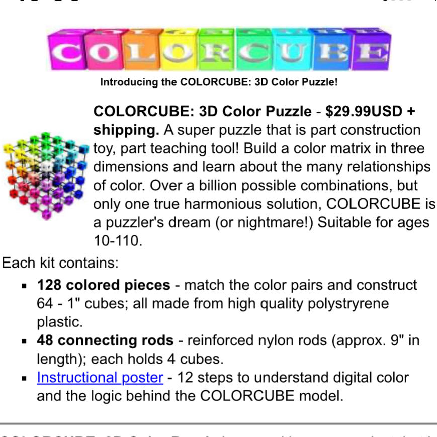 Colorcube - Spittin image software 🇨🇦 puzzle collectible - Main Image 4