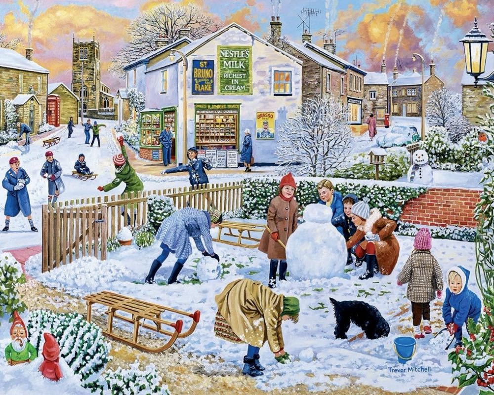 Winter Games - White Mountain puzzle collectible [Barcode 724819266326] - Main Image 2