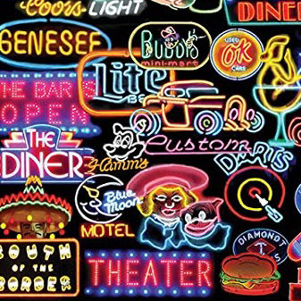 Neon Signs. -1 Pc. - White Mountain 🇺🇸 puzzle collectible - Main Image 2