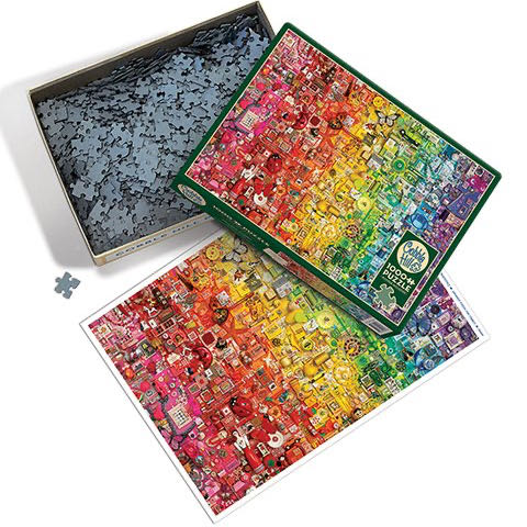 Colorful Rainbow - Cobble Hill 🇨🇦 puzzle collectible - Main Image 3