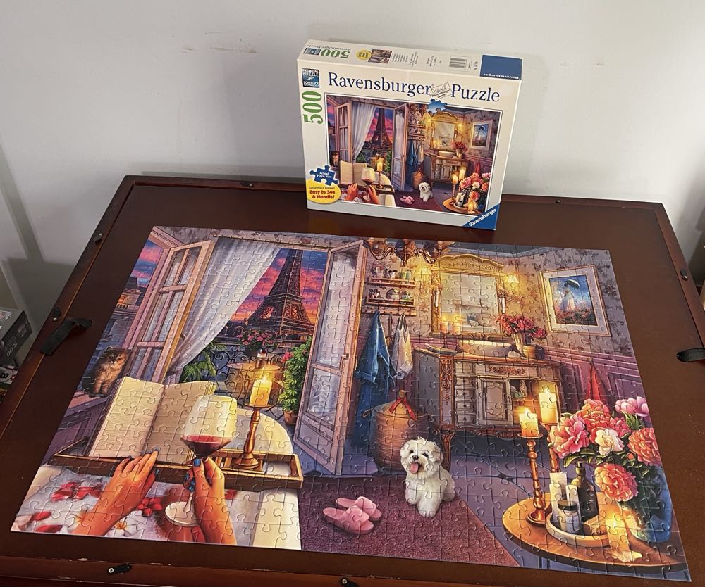 Cozy Bathroom - Ravensburger puzzle collectible [Barcode 4005556167890] - Main Image 3