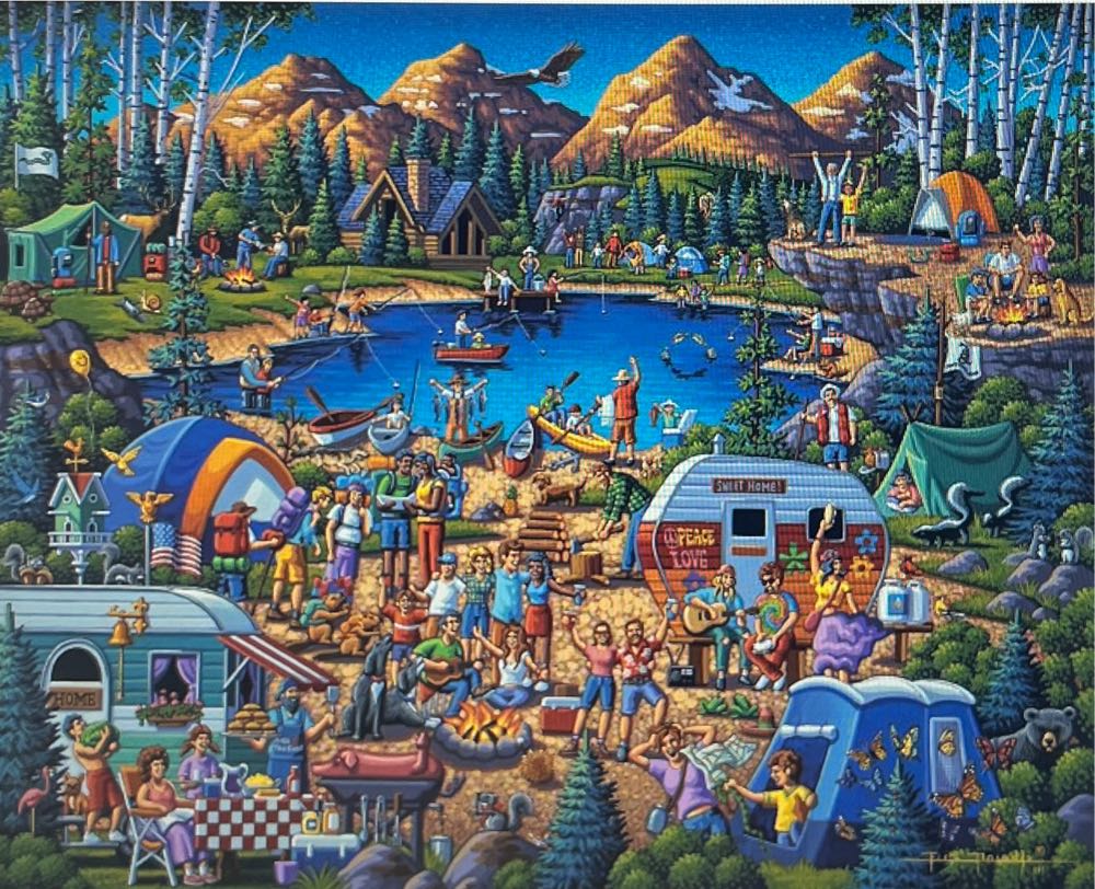 Camping Adventure - Dowdle puzzle collectible - Main Image 2