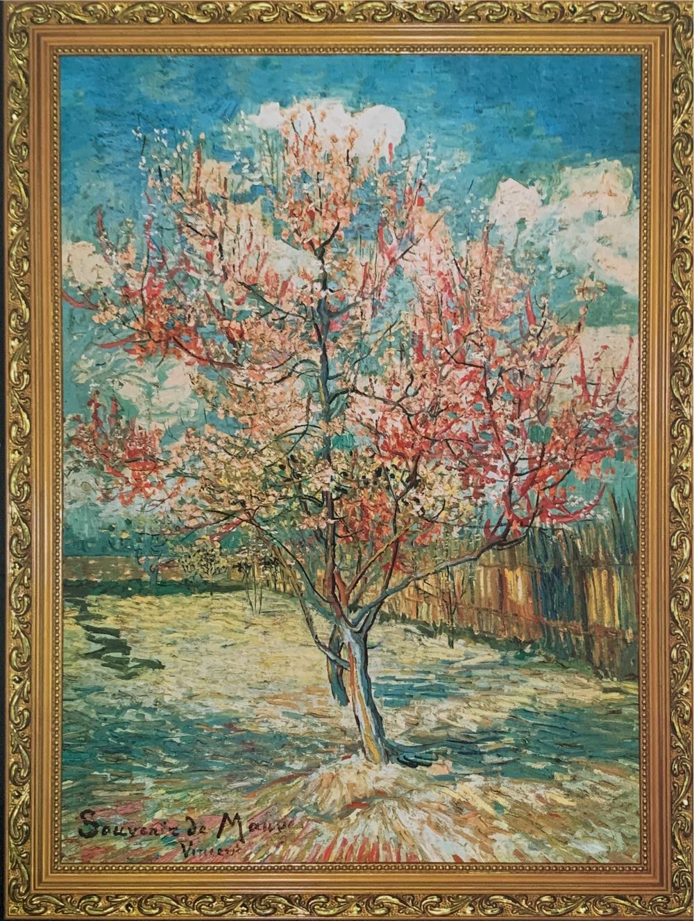 Flowering Peach Tree (Souvenir de Mauve) - Museum Collection puzzle collectible [Barcode 6971131491996] - Main Image 2