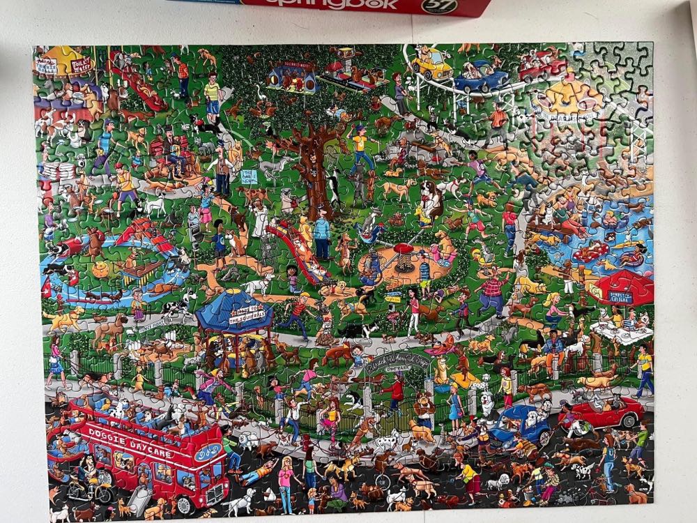 The Dog Park - Springbok puzzle collectible - Main Image 2