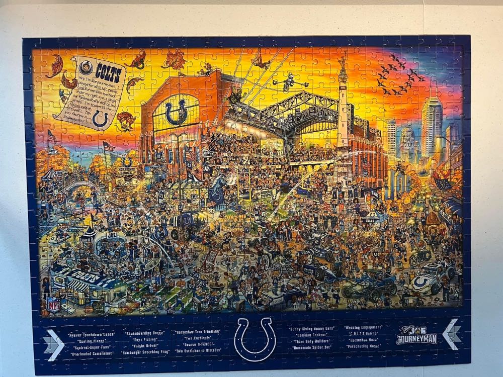 Indianapolis Colts - Joe Journeyman puzzle collectible - Main Image 2