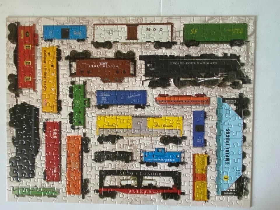 Vintage Trains - Galison puzzle collectible - Main Image 2