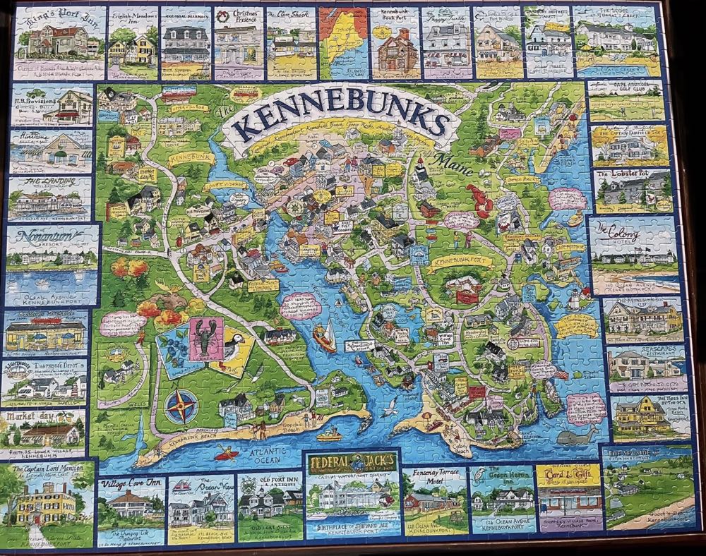 Kennebunks Maine-NIB - White Mountain Puzzles puzzle collectible [Barcode 724819247110] - Main Image 2