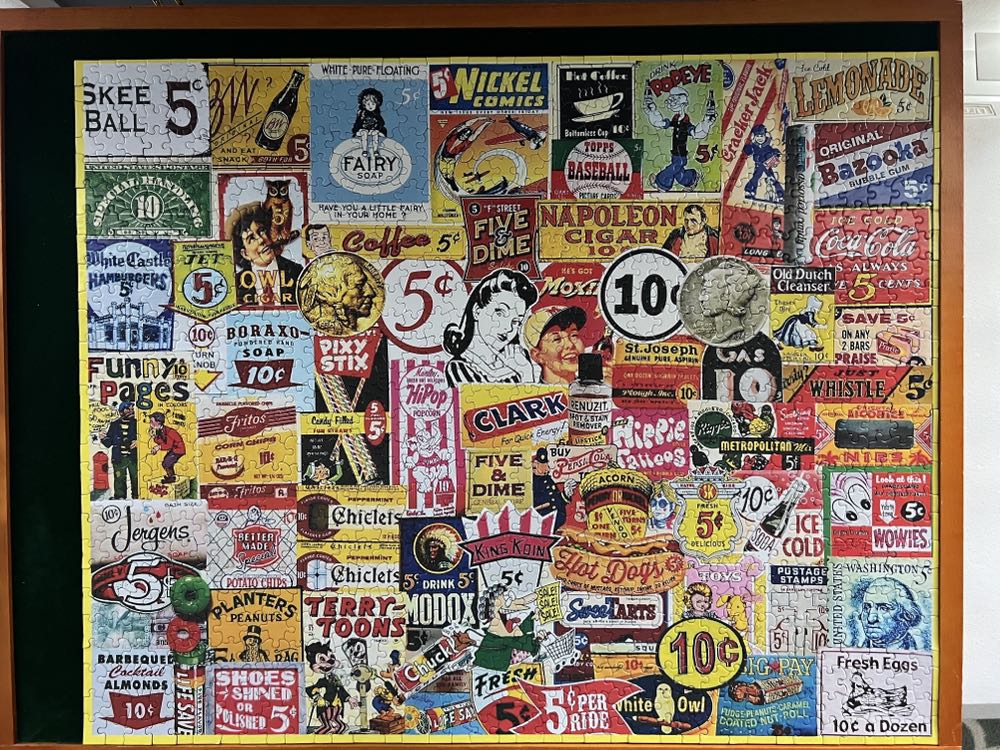 Five And Dime✅ - White Mountain puzzle collectible [Barcode 724819265701] - Main Image 2