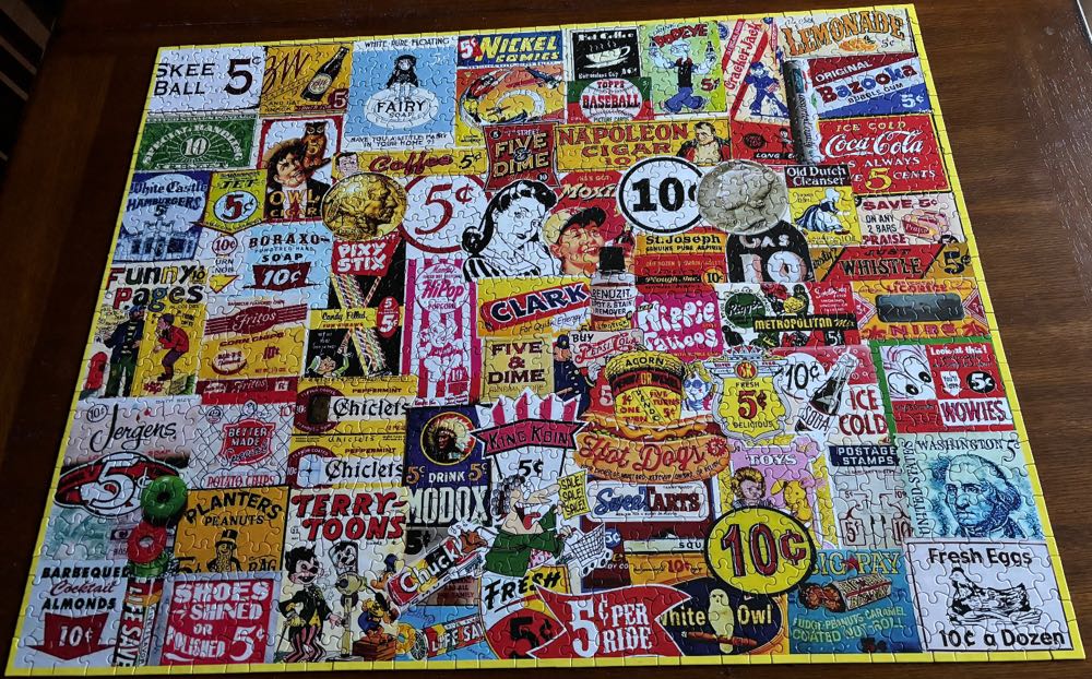 Five And Dime✅ - White Mountain puzzle collectible [Barcode 724819265701] - Main Image 3