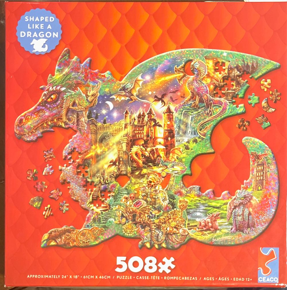 Ceaco Puzzle Shapes Dragon Puzzle  puzzle collectible [Barcode 0021081240895] - Main Image 1