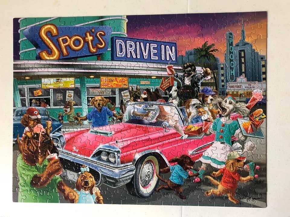 Spots Drive In - Ceaco puzzle collectible - Main Image 2