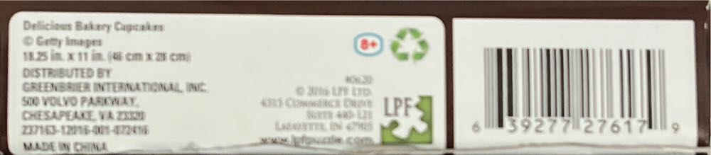 Delicious Bakery Cupcakes - LPF Ltd. puzzle collectible [Barcode 639277276179] - Main Image 3