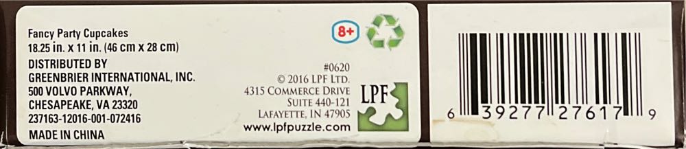 Fancy Party Cupcakes - LPF Ltd. puzzle collectible [Barcode 639277276179] - Main Image 3