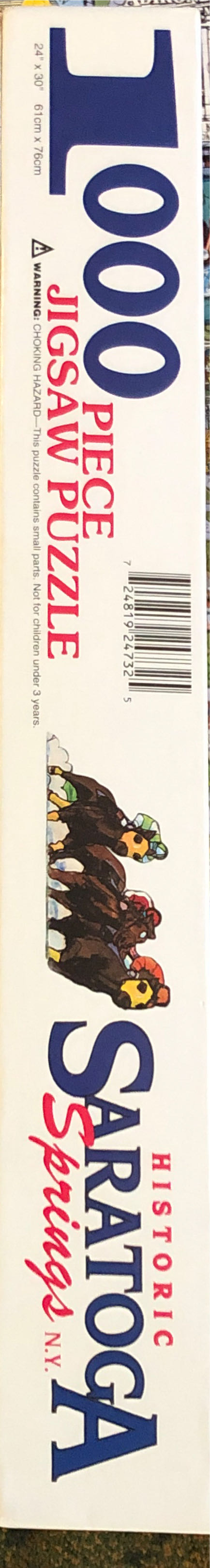 Historic Saratoga Springs NY-NIB - White Mountain Puzzles puzzle collectible [Barcode 724819247325] - Main Image 4