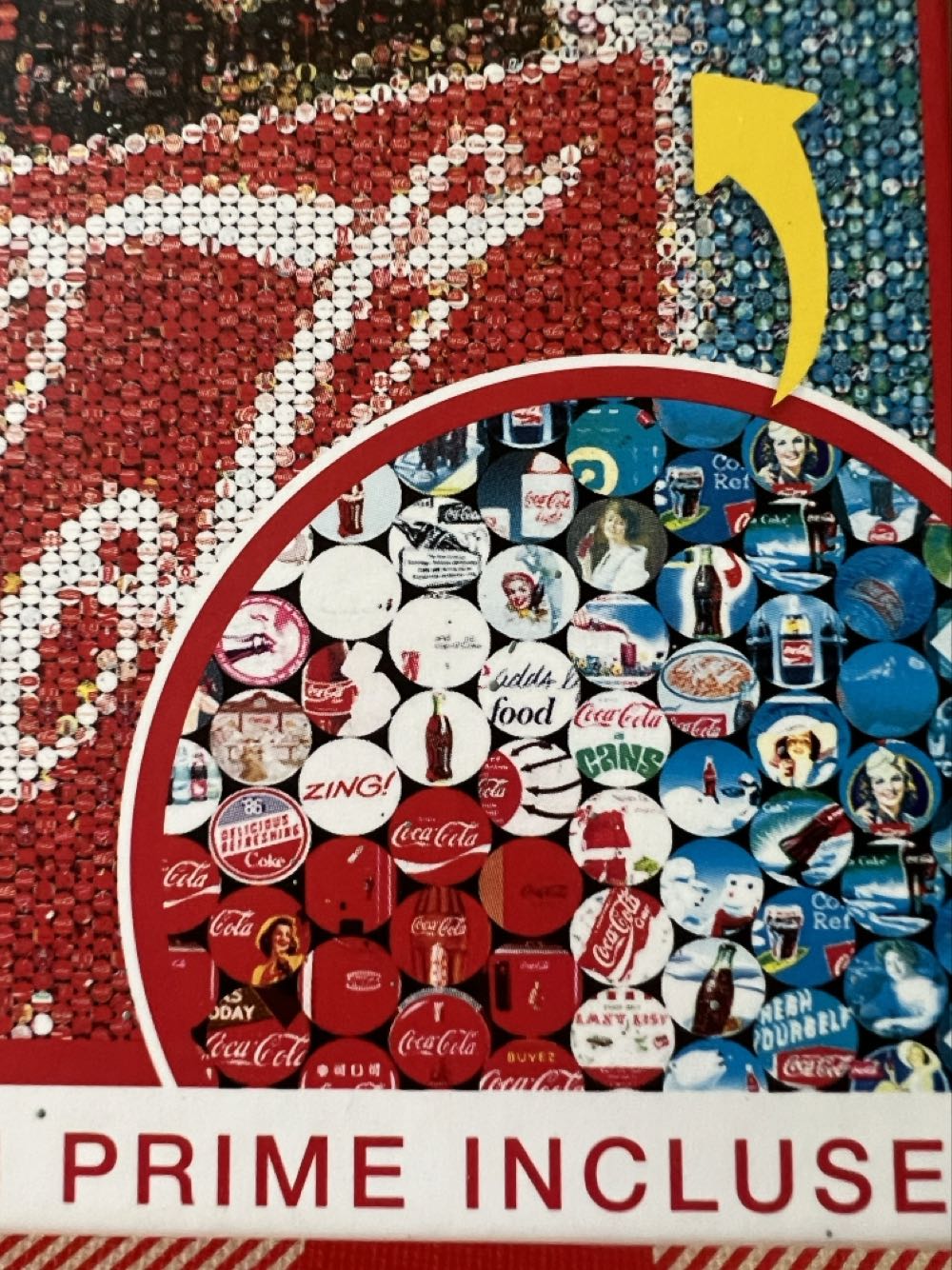 Coca Cola: Mosaic Bottles - Master Pieces 🇺🇸 puzzle collectible [Barcode 705988821219] - Main Image 3
