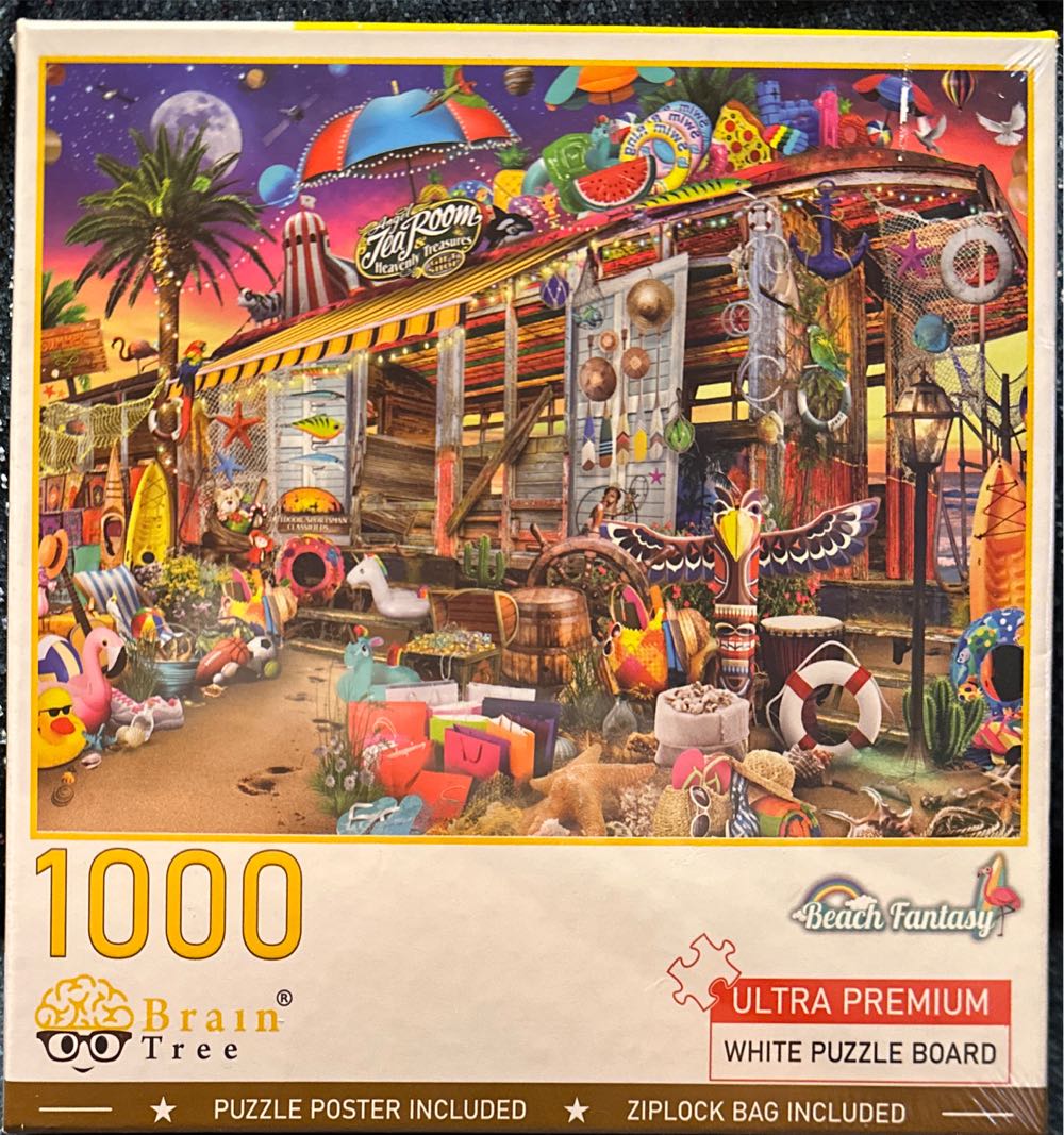 Astronomer Myles Pinkney 550 Piece Jigsaw Complete 18x24” Telescope