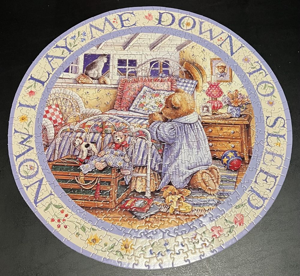 Prayer Bear - 461, 8/27/23-SOLD - Master Pieces puzzle collectible [Barcode 705988301018] - Main Image 2