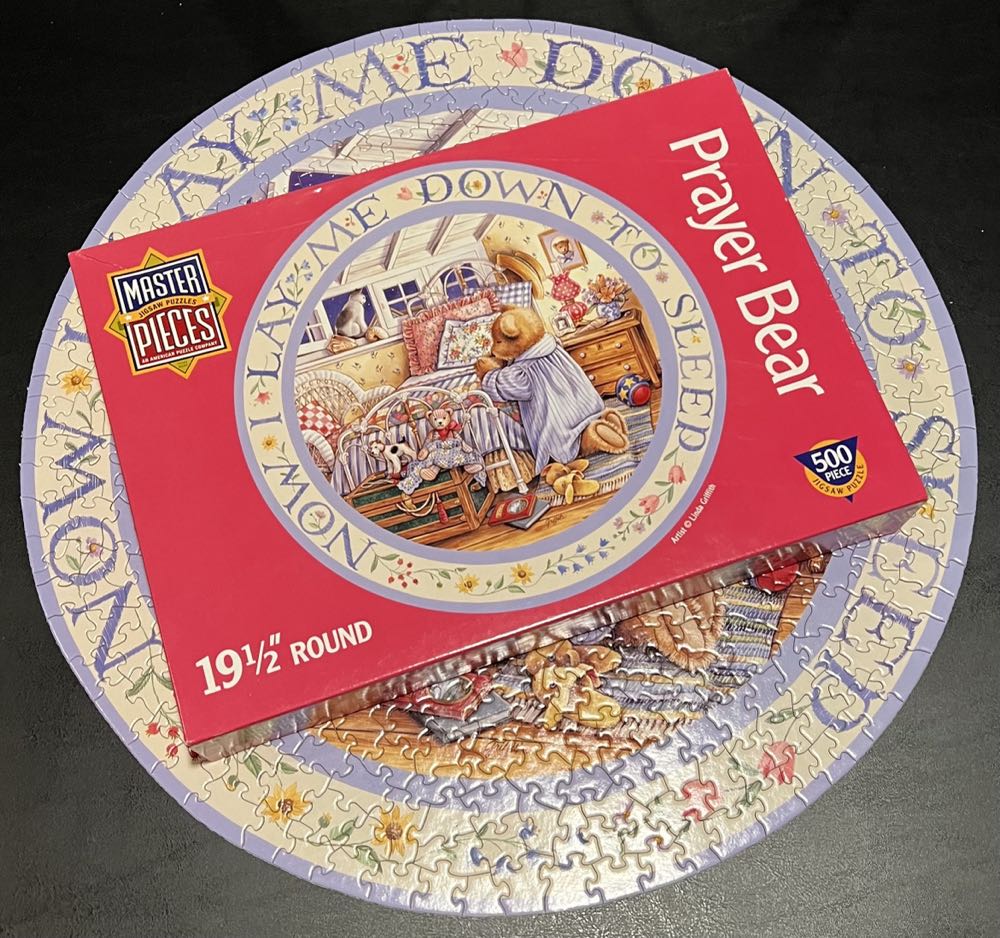 Prayer Bear - 461, 8/27/23-SOLD - Master Pieces puzzle collectible [Barcode 705988301018] - Main Image 4