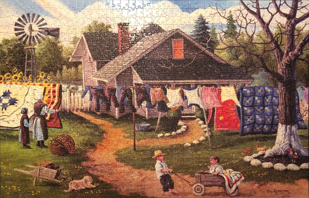 The Family Wagon 🟦 - SunsOut puzzle collectible [Barcode 796780560420] - Main Image 3